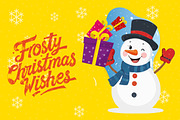 Christmas Snowman Vector Bundle, a Seasonal Illustration by rix_designs (Thumbnail 2 of 5)