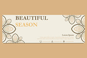 Abstract Floral Banner Template, a Marketing Template by sekitarief (Thumbnail 1 of 3)