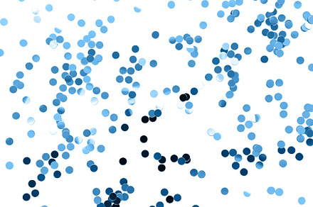 Background with blue confetti