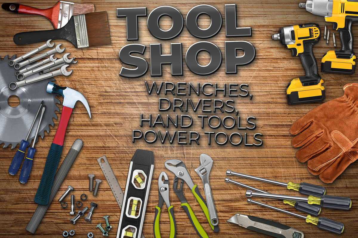 TOOLS Scene Creator, a Product Mockup by potterDesigns (Photo 1 of 4)