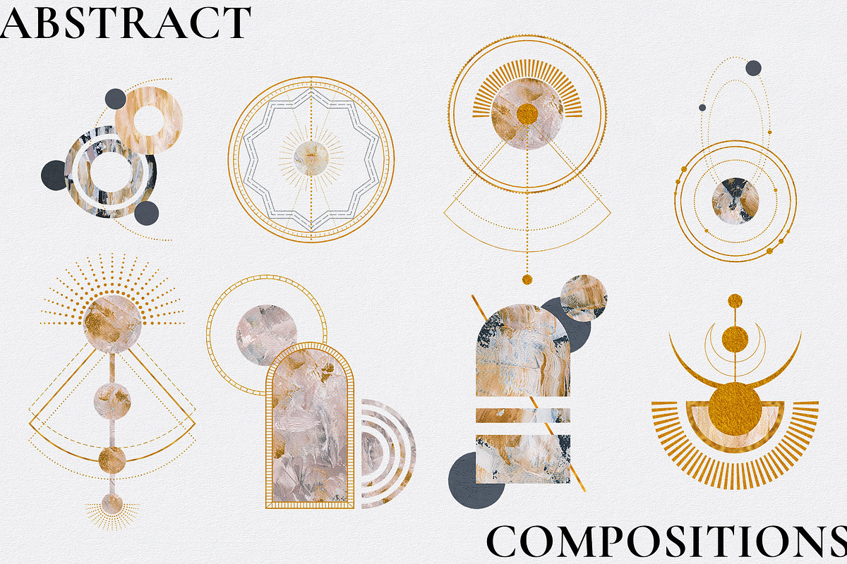 Celestial Art & Acrylic Textures, an Object Graphic by CatJello Graphics (Photo 8 of 31)