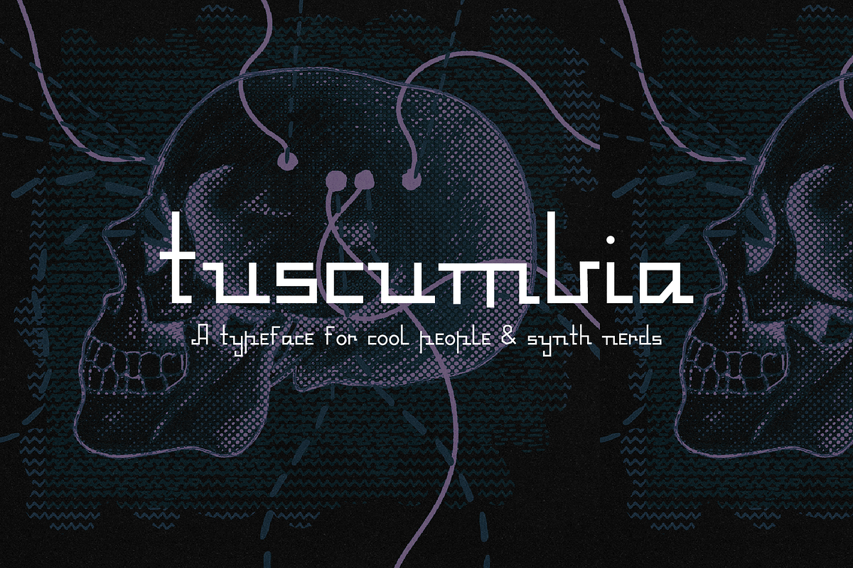 Tuscumbia Font, a Sans Serif Font by bciii design