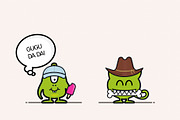 Monster Family Creation Kit, an Illustration by Sargatal (Thumbnail 13 of 14)
