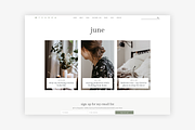 June - WordPress Theme for Bloggers, a WordPress Template by Coded Creative (Thumbnail 1 of 3)