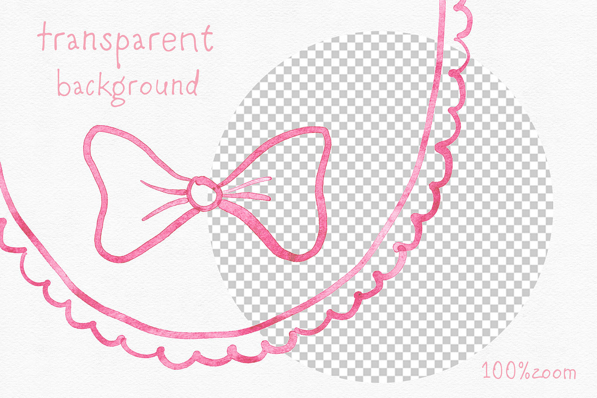 Pink Watercolor Hand-Drawn Frames, an Object Graphic by Solo Art Original (Photo 10 of 14)