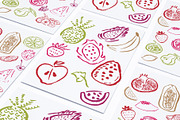 Tropical summer fruits vector bundle, an Object Graphic by MayBay Studio (Thumbnail 2 of 11)