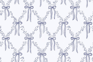 Seamless pattern delicate botanical pattern featuring hand drawn, a Pattern Graphic by Studio ANNA