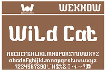 Wild Cat font