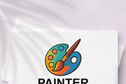 Painter Logo Design Template Layout, a Branding & Logo Template by Neon Studio (Thumbnail 2 of 2)