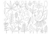 Abstract Leaves Designer Pack, a Texture Illustration by FourLeafLover (Thumbnail 4 of 16)
