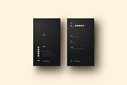 Monarium - Dark Gold Business Cards, a Business Card Template by Ctrl space studio (Thumbnail 3 of 9)