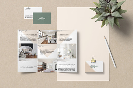 Modern Trifold Design Brochure