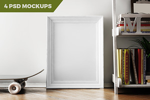 4 PSD FRAME MOCKUPS