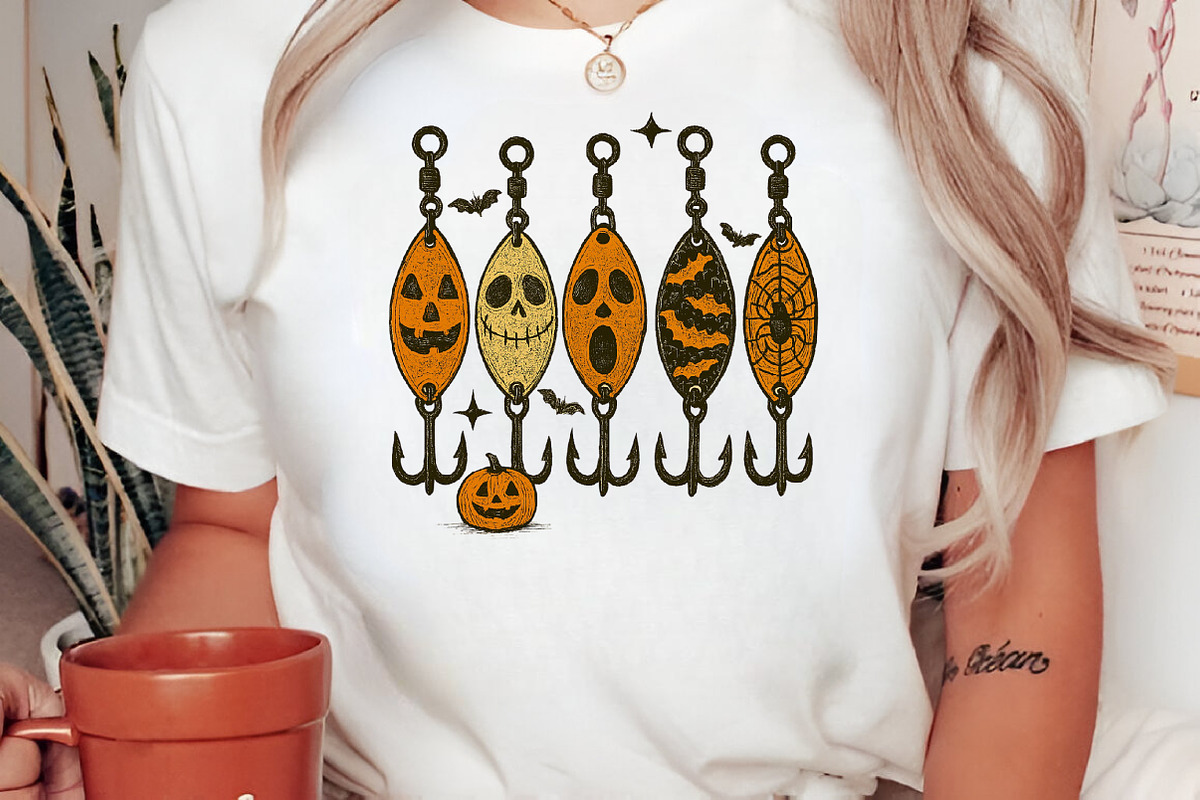 Fishing Halloween Png, an Illustration by Craft Nest (Photo 2 of 6)