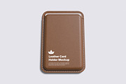 Leather CardHolder Mockup Bundle Set, an Advertising Mockup by Rielismee (Thumbnail 2 of 5)