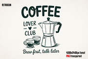 Funny Coffee Doodle PNG Bundle, an Object Graphic by GlitterCraft (Thumbnail 55 of 61)