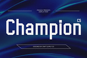 CS Champion – Sporty Font, a Sans Serif Font by Craft Supply Co. (Thumbnail 1 of 8)
