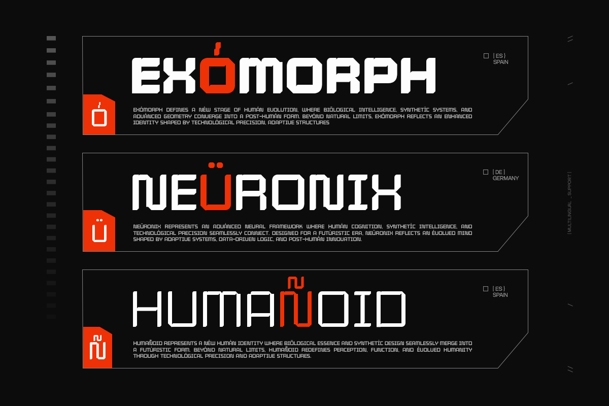 GC Hyper Human – Futurist Tech Sans, a Sans Serif Font by Glyphonic (Photo 7 of 15)