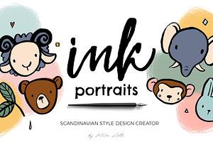 Scandinavian portrait ink creator