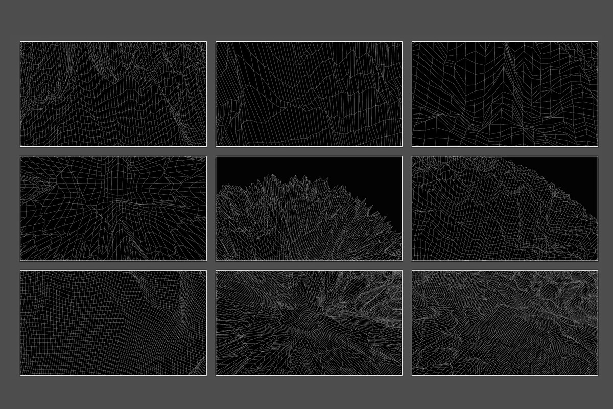 GEO_TERRAIN4 Vector Pack, a Background Graphic by codetoform (Photo 8 of 9)