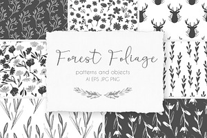 Forest Foliage Pattern Collection