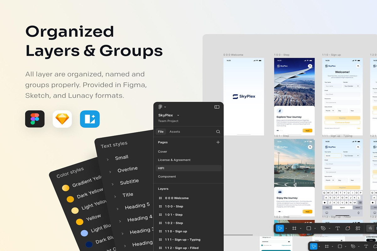 Inflight Entertainment Management, an UI Kit Template by Creative Perspective (Photo 7 of 9)