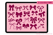 Coquette Bow Procreate Brush Set, a Brush Add-On by AngelfishCreative (Thumbnail 7 of 10)