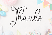 Birthday | Script Font, a Handwritten Font by Scratchones (Thumbnail 9 of 9)