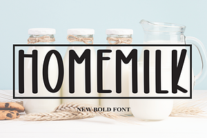 Homemilk Script Font