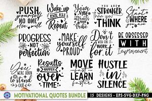 Motivational Inspirational Bundle, an Object Graphic by FiveStarCrafting