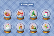 %SALE% -Big Christmas Collection, a Seasonal Illustration by VectorVision (Thumbnail 6 of 24)