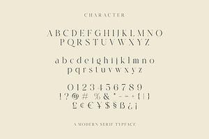 Manuella Modern Serif Typeface