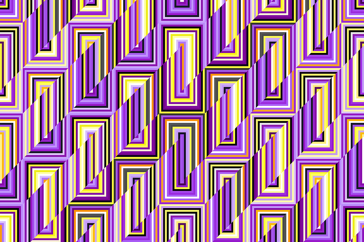 Violet herringbone vector patterns