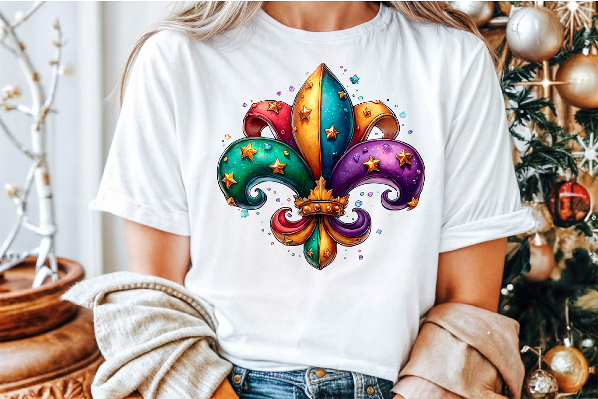 Fleur De Lis for Mardi Gras Clipart, an Illustration by Sublimation Artist (Photo 5 of 6)