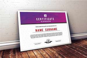 Multipurpose certificate template
