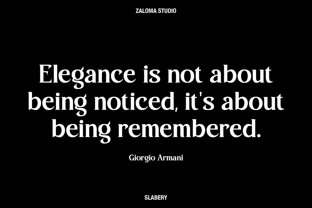 Slabery, a Serif Font by Zaloma Studio (Photo 4 of 18)