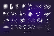 Light and Glow Procreate Brushes, a Brush Add-On by brushapes.com (Thumbnail 3 of 11)