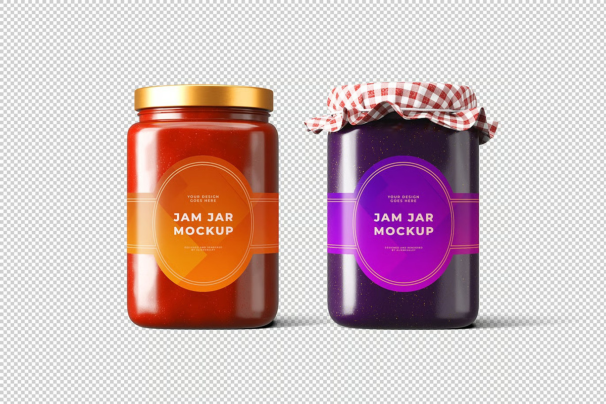 Jam Jar Mockup, a Product Mockup by zpackcreative (Photo 4 of 5)
