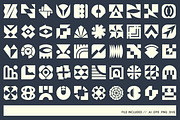 Geometric Logo Template Vol 6, a Solid Icon by Tekuni (Thumbnail 3 of 10)