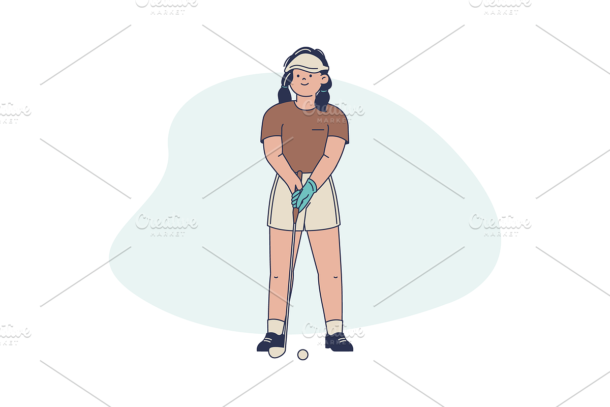 Golf Tournament Illustration, an Object Graphic by Jump Studio (Photo 5 of 12)