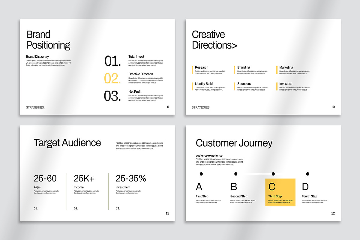 Brand Strategy Presentation Template, a Presentation Template by Oriofix (Photo 9 of 11)