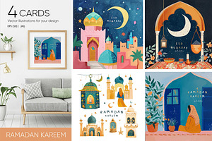 Ramadan Kareem. Eid Mubarak