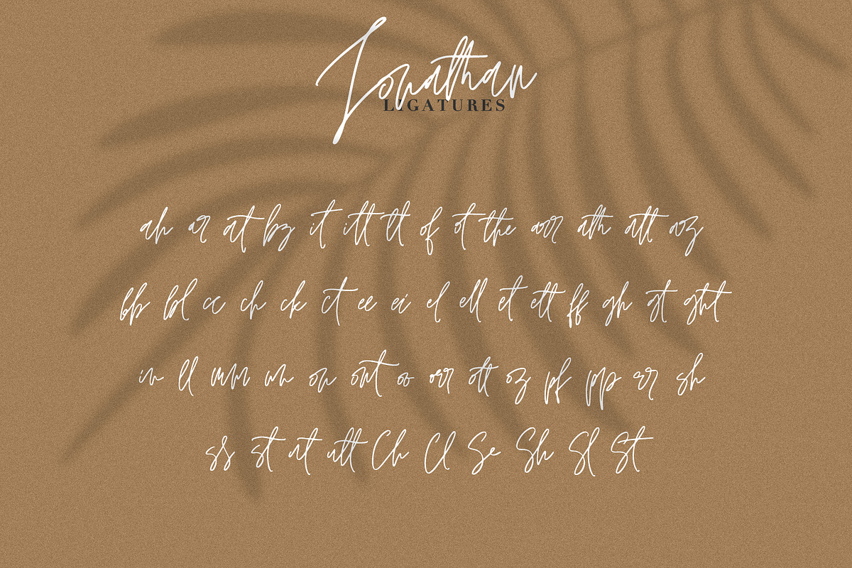 JONATHAN, a Handwritten Font by supfonts (Photo 9 of 9)