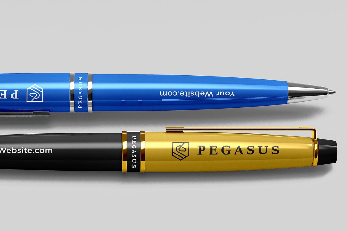 Ballpoint Pen Mockup - 8 views, a Pens & Pencil Mockup by Illusiongraphic (Photo 18 of 26)