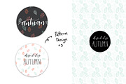 AUTUMN FLOWER III VECTOR FILE, a Decorative Illustration by MooBeer (Thumbnail 4 of 6)