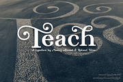 Teach, a Serif Font by Roland Huse Design (Thumbnail 1 of 3)