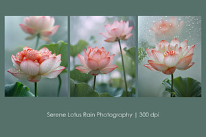 Serene Lotus Rain