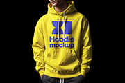 Men Hoodie Mockup, a Hoody Mockup by sagesmask.com (Thumbnail 1 of 3)