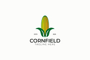 Cornfield Logo Corn Cob, a Branding & Logo Template by Signatoro (Thumbnail 1 of 2)