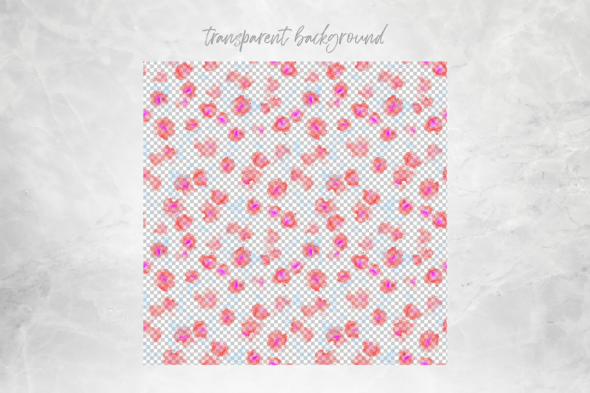 Hand Painted Pink Floral Pattern, a Pattern Graphic by MartinShop (Photo 10 of 10)